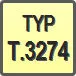 Piktogram - Typ: T.3274